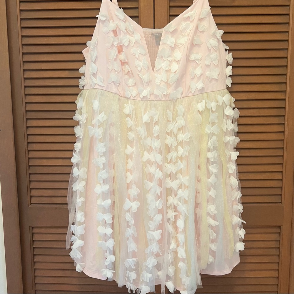 Torrid pink ombre fairy dress costume 2X 18-20 plus size Halloween NWT - Picture 7 of 16